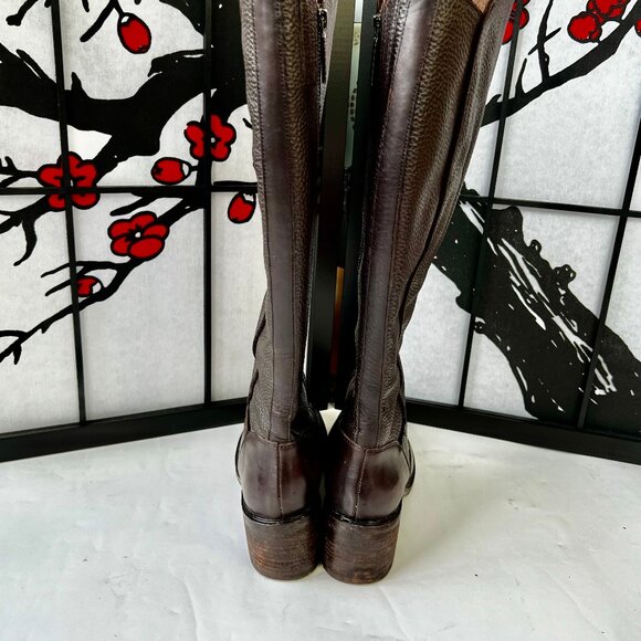Donald J. Pliner Brown Heeled Boots - Picture 6 of 11